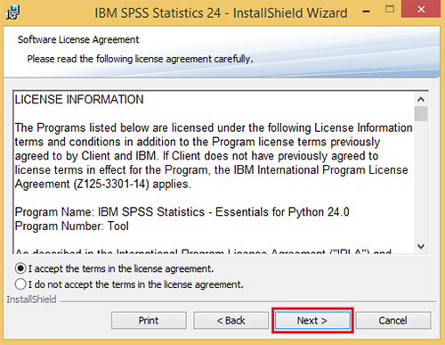 Image displaying the Second License Agreemen for accepting it